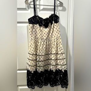 Betsey Johnson Polka Dot Party Dress Size 10